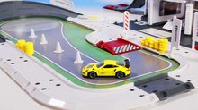 Garáže  - Stavebnice testovací centrum Porsche Experience Center Majorette 80 dílů 5 autíček od 5 let_2