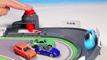 Garáže  - Stavebnice testovací centrum Porsche Experience Center Majorette 80 dílů 5 autíček od 5 let_1