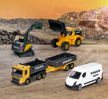 Garaje - Joc de construit structură Volvo Creatix Majorette cu macara și 5 mașinuțe de la 5 ani_4