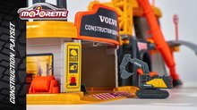 Garaje - Joc de construit structură Volvo Creatix Majorette cu macara și 5 mașinuțe de la 5 ani_9