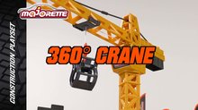 Garaje - Joc de construit structură Volvo Creatix Majorette cu macara și 5 mașinuțe de la 5 ani_8