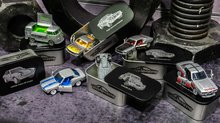 Spielzeugautos - Spielzeugauto mit Sammlerbox Vintage Deluxe Majorette Metall zu öffnen mit Gummirädern von 6 verschiedenen Typen_0