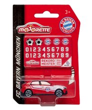 Autíčka  - Autíčko FC Bayern Premium Majorette kovové s odpružením se samolepkami 7,5 cm délka 6 různých druhů_6