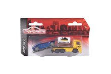 Spielzeugautos - Ein Spielzeugauto mit Anhänger City Trailer Majorette mit beweglichen Teilen 13 cm lang 6 verschiedene Typen_3