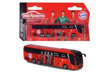 Játékautók  - Autóbusz FC Bayern Man Lions Coach L Supereme Teambus Majorette fémből felfüggesztéssel 13 cm hosszú_0