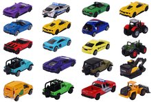 Autíčka - Autíčka mestské a úžitkové WOW Street Cars Majorette kovové s odpružením 7,5 cm dĺžka sada 5 druhov_1