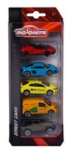 Autíčka - Autíčka mestské a úžitkové WOW Street Cars Majorette kovové s odpružením 7,5 cm dĺžka sada 5 druhov_2