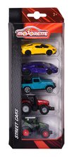 Avtomobilčki - Avtomobilčki mestni in namenski WOW Street Cars Majorette kovinski z vzmetenjem 7,5 cm dolžina set 5 vrst_5