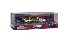 Autići - Autíčka terénne Suzuki Jimny Majorette kovové 7,5 cm dĺžka sada 5 druhov v darčekovom balení MJ2053177_2