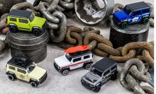 Spielzeugautos - Geländewagen Suzuki Jimny Majorette Metall 7,5 cm Länge 5er Set in Geschenkverpackung_1