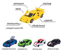 Játékautók  - Játékautók Dream Cars Italy Giftpack Majorette fém 7,5 cm hosszú ajándékdobozban_1