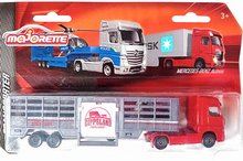Camion - City Transporter Majorette in metallo con parti mobili lunghezza 20 cm tipi diversi_3