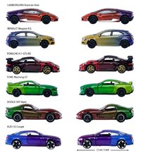 Samochodziki - Autko ze zmieniającym się kolorem, z kartą kolekcjonerską Limited Edition 6 Majorette metalowe, otwierane, dł. 7,5 cm, 6 modeli_5
