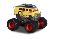 Mașinuțe - Mașinuță Monster Rockerz Majorette cu suspensie și roți din cauciuc 7,5 cm lungime 6 tipuri diferite_4