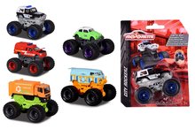 Mașinuțe - Mașinuță Monster Rockerz Majorette cu suspensie și roți din cauciuc 7,5 cm lungime 6 tipuri diferite_2