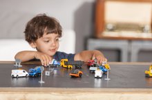 Utilaje construcție de jucărie - Mașină de jucărie de construcție Construction Majorette din metal lungime 7,5 cm 6 tipuri diferite_0