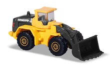 Stavební stroje - Autíčka stavební Volvo Construction Edition Majorette s pohyblivými částmi 7,5 cm délka 3 druhy 2 varianty_1