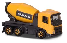 Stavební stroje - Autíčka stavební Volvo Construction Edition Majorette s pohyblivými částmi 7,5 cm délka 3 druhy 2 varianty_1