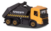 Stavebné stroje - Autíčko stavebné Volvo Construction Edition Majorette s pohyblivými časťami 7,5 cm dĺžka 6 rôznych druhov_0