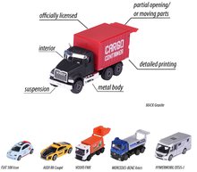 Spielzeugautos - Stadt - Speilzeugauto  City Vehicles Majorette mit beweglichen Teilen  7,5 cm Länge  6 verschiedene Arten_0