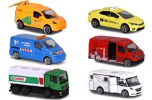 Autíčka - Autíčko mestské City Vehicles Majorette s pohyblivými časťami 7,5 cm dĺžka 6 rôznych druhov_11