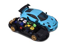 Macchine - Macchinia Porsche con box per auto 911 GT3 RS Carry Case Majorette con audio di 35 cm e 1 mini macchinina_2