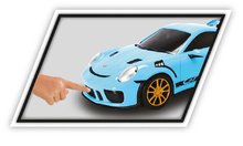 Autíčka -  NA PREKLAD - Autómovil Porsche con caja para autómovil 911 GT3 RS Carry Case Majorette con un sonido de 35 cm de longitud y 1 mini coche_3