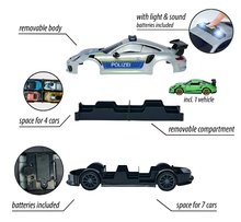 Játékautók  - Játékautó rendőrségi dobozban Porsche 911 GT3 RS Polizei Carry Case Majorette hanggal és fénnyel 1 játékautó_3