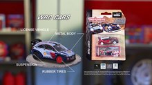 Samochodziki - Samochód rajdowy WRC Cars Majorette metalowe z gumowymi kółkami i zbieraczką pudełka 7,5 cm długość różne rodzaje_3