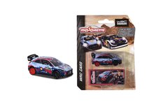 Samochodziki - Samochód rajdowy WRC Cars Majorette metalowe z gumowymi kółkami i zbieraczką pudełka 7,5 cm długość różne rodzaje_2