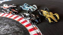 Autíčka  - Autíčka Formula E Gen 2 Cars Majorette kovová s gumovými kolečky 7,5 cm délka sada 5 druhů v dárkovém balení_3