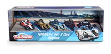 Mașinuțe - Mașinuțe Formula E Gen 2 Cars Majorette din metal cu roți de cauciuc 7,5 cm lungime set de 5 tipuri în ambalaj cadou_0