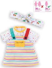 Oblečenie pre bábiky -  NA PREKLAD - Ropa Dress & Headband Little Artist de Ma Corolle Para muñeca de 36 cm a partir de 4 años_2