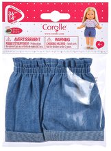 Vestiti per bambole - Pantaloncini corti Denim Shorts Ma Corolle per bambola di 36 cm dai 4 anni_3