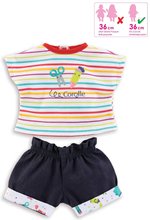 Oblačila za punčke - Oblačilo T-shirt & Shorts Little Artist Ma Corolle za 36 cm punčko od 4 leta_1