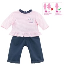 Játékbaba ruhák - Ruha szett T-Shirt & Pants Bords de Loire Ma Corolle 36 cm játékbabára 4 évtől_1
