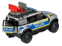Avtomobilčki - Avtomobilček policijsko vozilo Land Rover Police Majorette z zvokom in lučko dolžina 12,5 cm_0