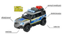 Avtomobilčki - Avtomobilček policijsko vozilo Land Rover Police Majorette z zvokom in lučko dolžina 12,5 cm_3
