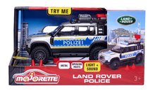 Avtomobilčki - Avtomobilček policijsko vozilo Land Rover Police Majorette z zvokom in lučko dolžina 12,5 cm_7