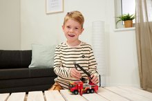 Camioane - Mașină de pompieri Volvo Truck Fire Engine Majorette cu sunete și lumini 19 cm lungime_3