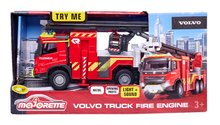 Teherautók - Tűzoltóautó Volvo Truck Fire Engine Majorette hanggal és fénnyel hossza 19 cm_10