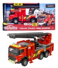 Camioane - Mașină de pompieri Volvo Truck Fire Engine Majorette cu sunete și lumini 19 cm lungime_11