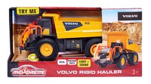 Utilaje construcție de jucărie - Mașinuță construcție cu basculantă Volvo Rigid Hauler Majorette cu sunete și lumini 20 cm lungime_3