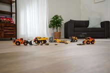Utilaje construcție de jucărie - Mașinuță construcție cu basculantă Volvo Rigid Hauler Majorette cu sunete și lumini 20 cm lungime_6