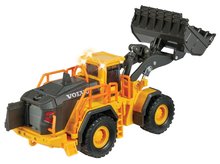 Utilaje construcție de jucărie - Camion Volvo Wheel Loader Majorette 21 cm lungime cu sunete și lumini și piese mobile_0