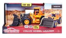 Utilaje construcție de jucărie - Camion Volvo Wheel Loader Majorette 21 cm lungime cu sunete și lumini și piese mobile_4