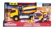 Stavebné stroje - Autíčko stavebné miešačka Volvo Truck Cement Mixer Majorette so zvukom a svetlom dĺžka 19 cm_3