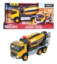 Játék építőgépek - Betonkeverő autó Volvo Truck Cement Mixer Majorette hanggal és fénnyel hossza 19 cm_4