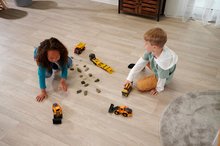 Stavebné stroje - Autíčko stavebné miešačka Volvo Truck Cement Mixer Majorette so zvukom a svetlom dĺžka 19 cm_5