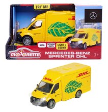 Spielzeugautos - Transporter-Spielzeugauto Mercedes-Benz Sprinter DHL Majorette mit Ton und Licht, Länge 15 cm MJ3742000_2
